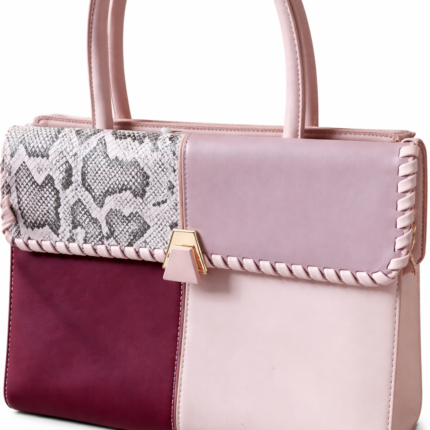 Designer Color Block Ladies Handbag – Premium Fashion Bag for Women in Pakistan